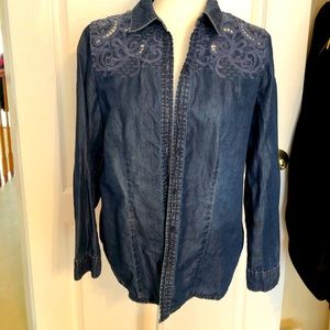 Chico’s denim shirt